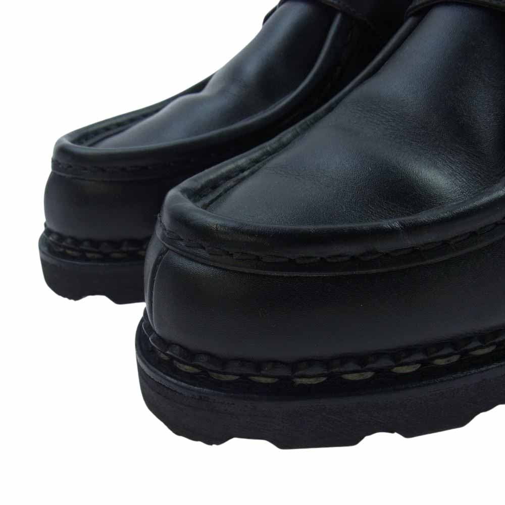 Paraboot パラブーツ 83151 MICHAEL BRIDE ミカエル ブリッド シングルモンク ストラップ レザー シューズ ブラック系 R41【中古】