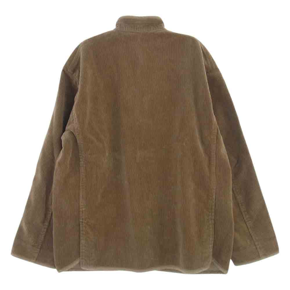 PORTER CLASSIC ポータークラシック CORDUROY CHINESE JACKET ブリズベンモス社製 コーデュロイ チャイニーズ ジャケット ライトブラウン系 S【中古】