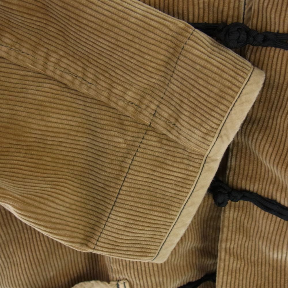 PORTER CLASSIC ポータークラシック CORDUROY CHINESE JACKET ブリズベンモス社製 コーデュロイ チャイニーズ ジャケット ライトブラウン系 S【中古】