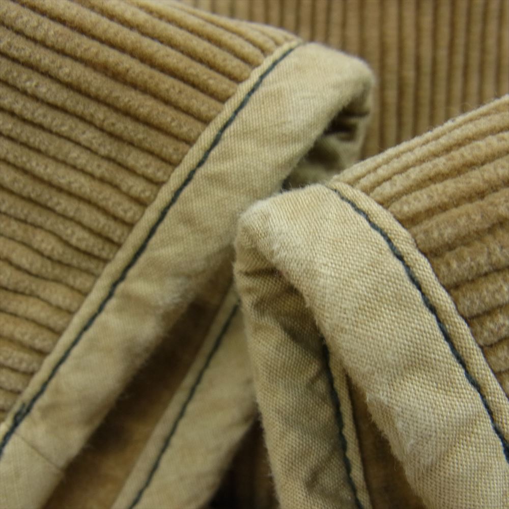 PORTER CLASSIC ポータークラシック CORDUROY CHINESE JACKET ブリズベンモス社製 コーデュロイ チャイニーズ ジャケット ライトブラウン系 S【中古】