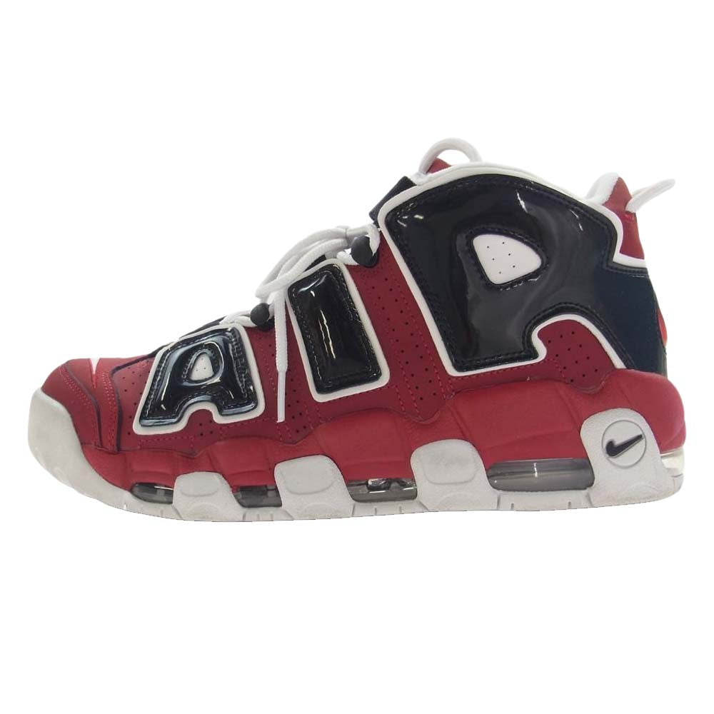 NIKE ナイキ 17年製 921948-600 AIR MORE UPTEMPO 96 エア モアアップテンポ "フープパック バーシティ レッド スニーカー レッド系 28cm【中古】