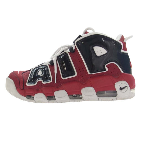 NIKE ナイキ 17年製 921948-600 AIR MORE UPTEMPO 96 エア モアアップテンポ "フープパック バーシティ レッド スニーカー レッド系 28cm【中古】