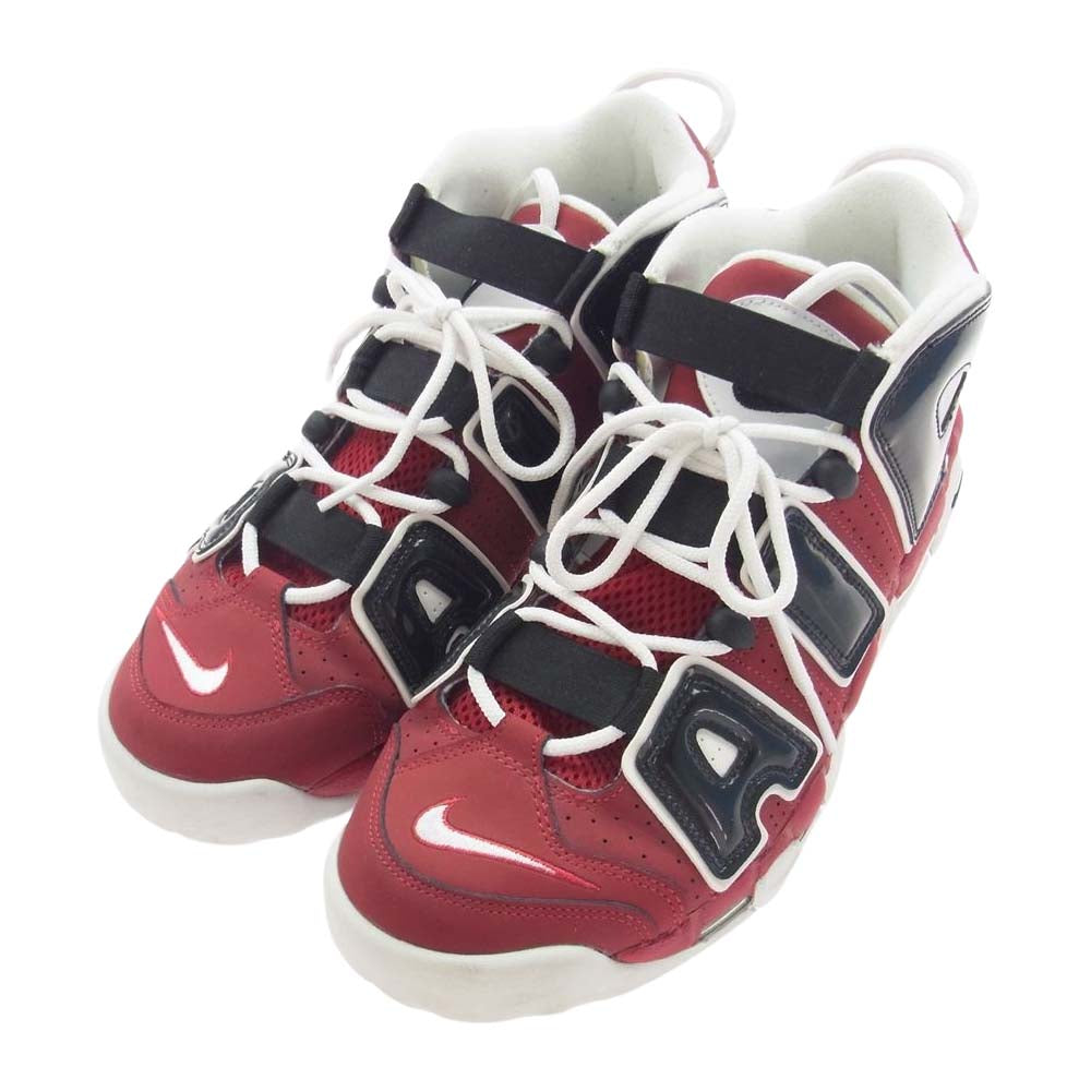 NIKE ナイキ 17年製 921948-600 AIR MORE UPTEMPO 96 エア モアアップテンポ "フープパック バーシティ レッド スニーカー レッド系 28cm【中古】