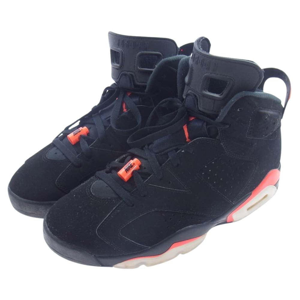 NIKE ナイキ 384664-060 AIR JORDAN 6 RETRO エア ジョーダン 6 レトロ ウィート ゴールデン ハーベスト スニーカー ブラック系 28cm【中古】