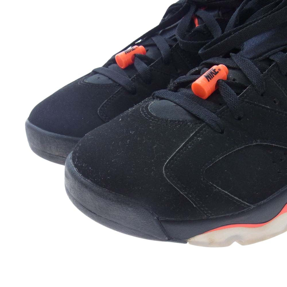 NIKE ナイキ 384664-060 AIR JORDAN 6 RETRO エア ジョーダン 6 レトロ ウィート ゴールデン ハーベスト スニーカー ブラック系 28cm【中古】