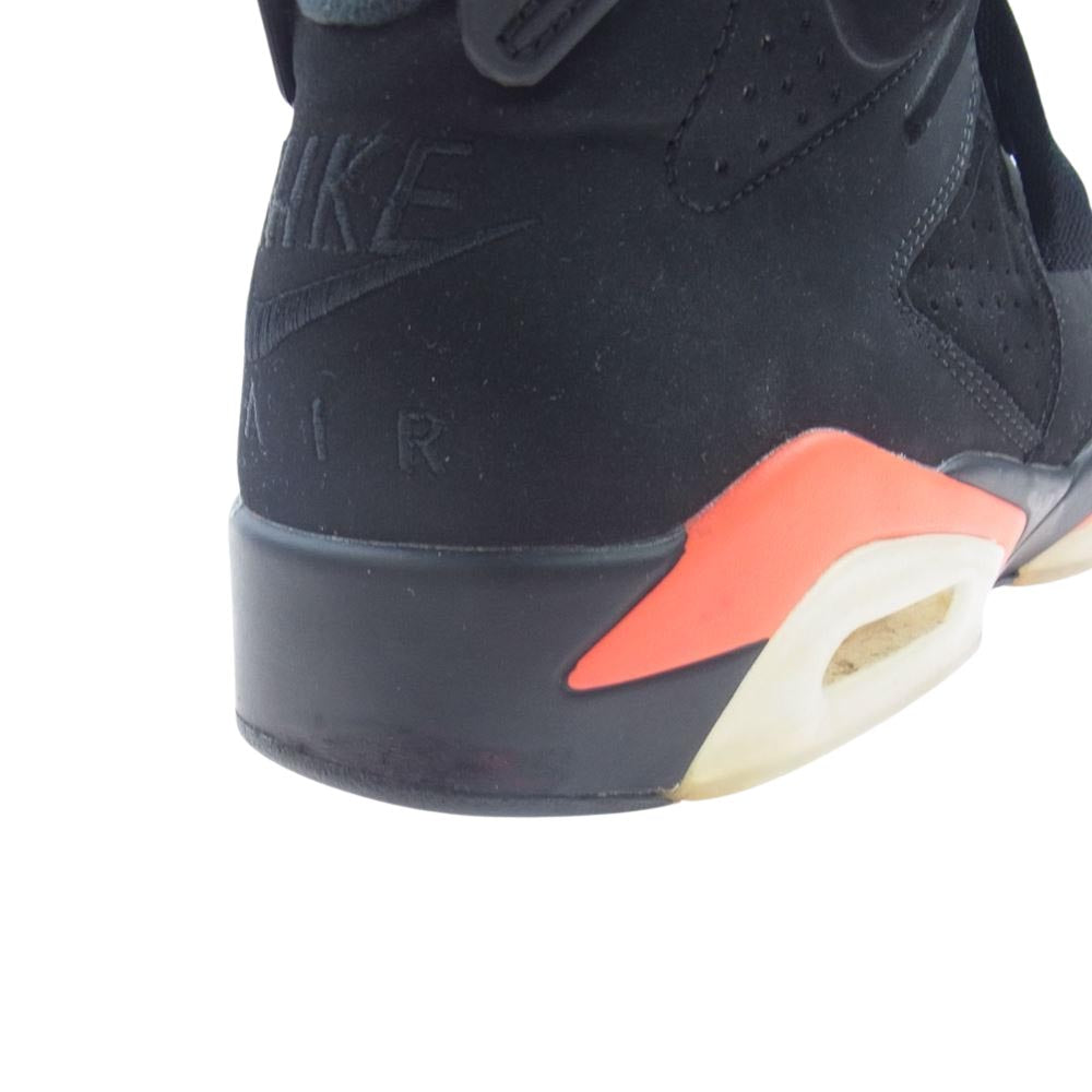 NIKE ナイキ 384664-060 AIR JORDAN 6 RETRO エア ジョーダン 6 レトロ ウィート ゴールデン ハーベスト スニーカー ブラック系 28cm【中古】