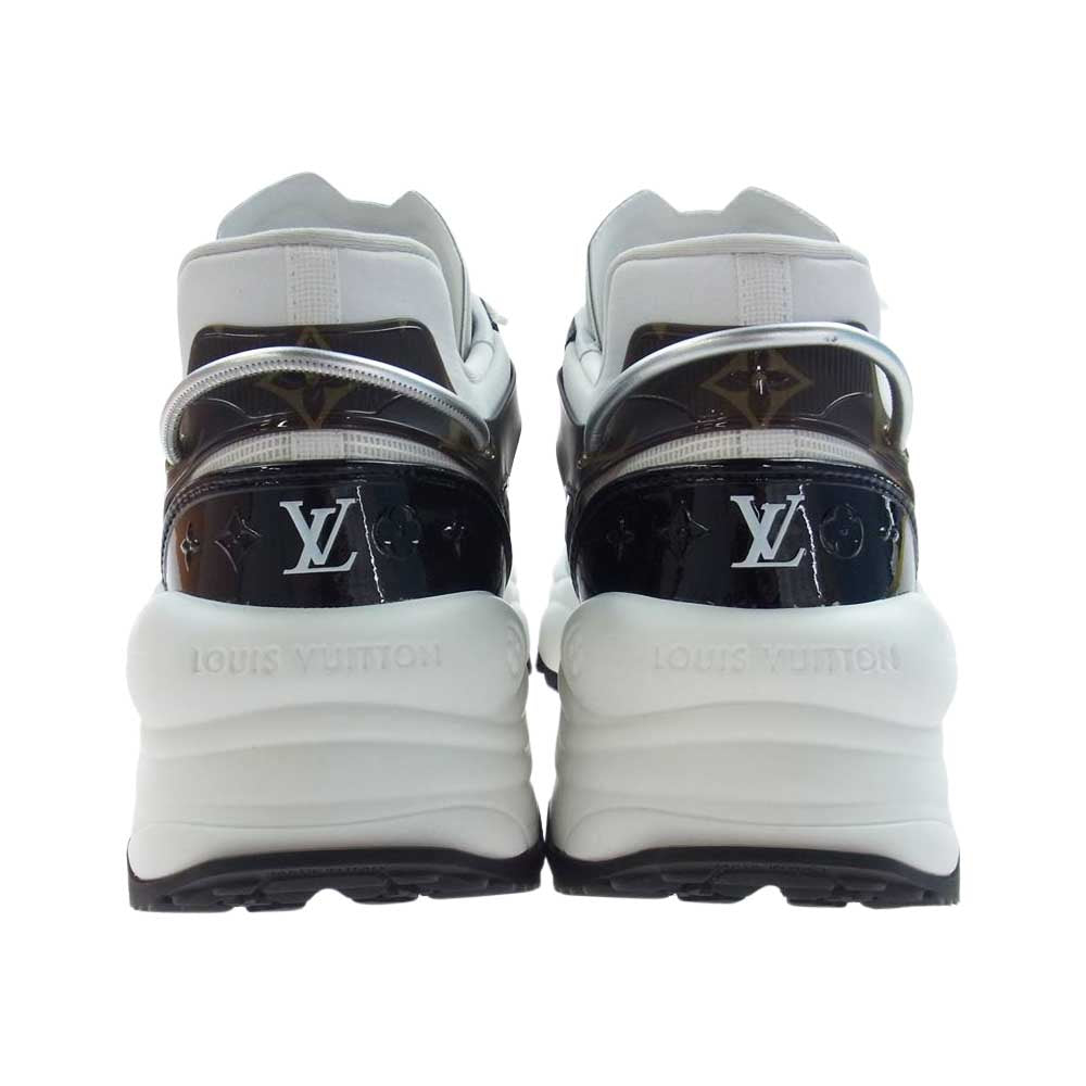 LOUIS VUITTON ルイ・ヴィトン 1AASDF  ラン 55 ライン スニーカー モノグラム ロゴ ホワイト系 37【中古】