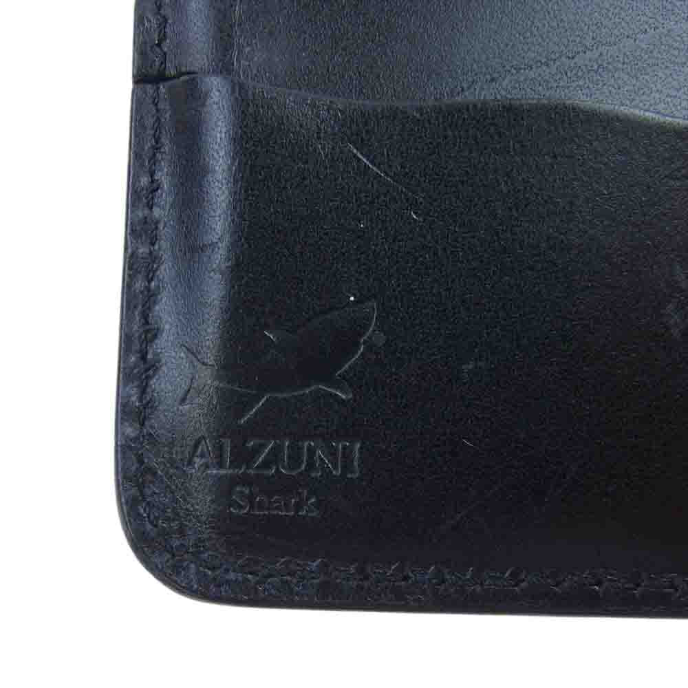 ALZUNI アルズニ shark シャーク レザー 二つ折り 財布 ウォレット