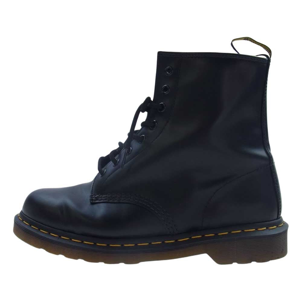Dr.Martens ドクターマーチン 1460 8ホール レースアップ ブーツ レザー ブラック系 UK9【中古】
