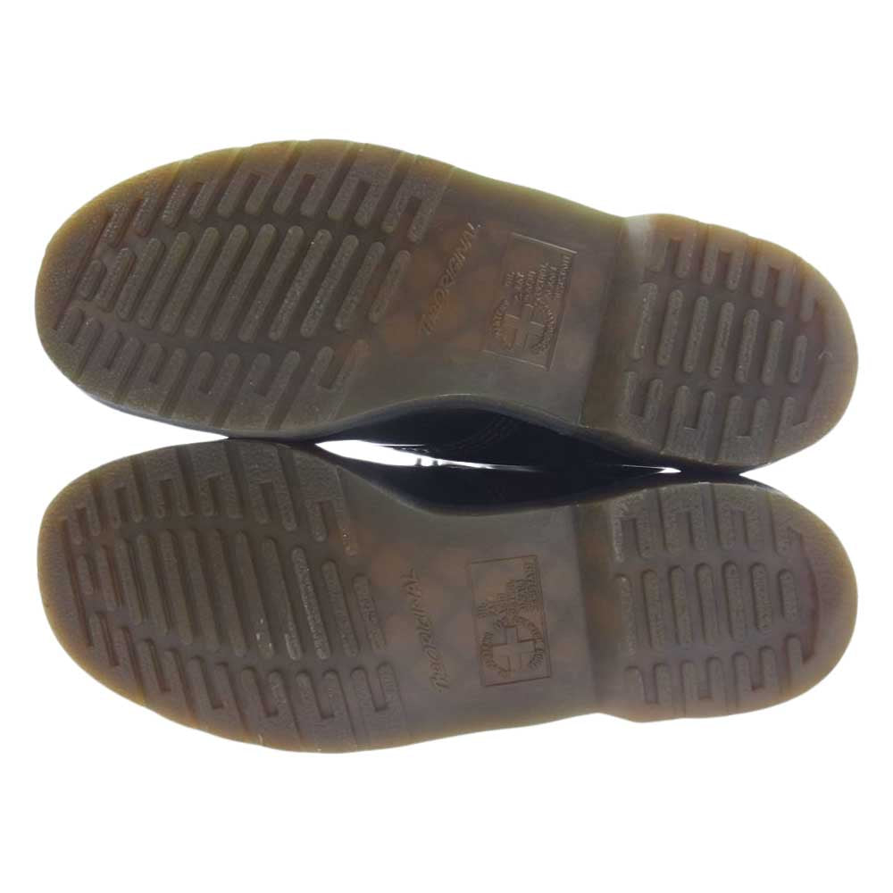 Dr.Martens ドクターマーチン 1460 8ホール レースアップ ブーツ レザー ブラック系 UK9【中古】