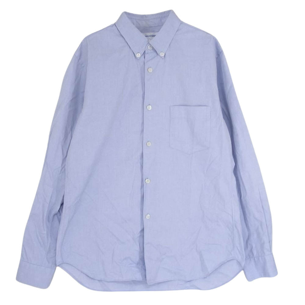 COMME des GARCONS コムデギャルソン CDGS6PL SHIRT シャツ BD ボタンダウン クラシック 長袖シャツ ライトブルー系 M【中古】