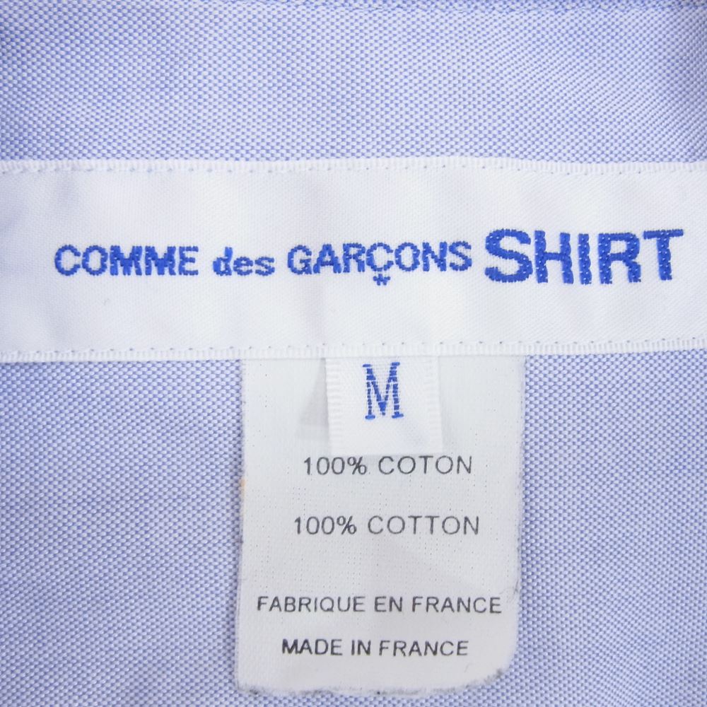 COMME des GARCONS コムデギャルソン CDGS6PL SHIRT シャツ BD ボタンダウン クラシック 長袖シャツ ライトブルー系 M【中古】