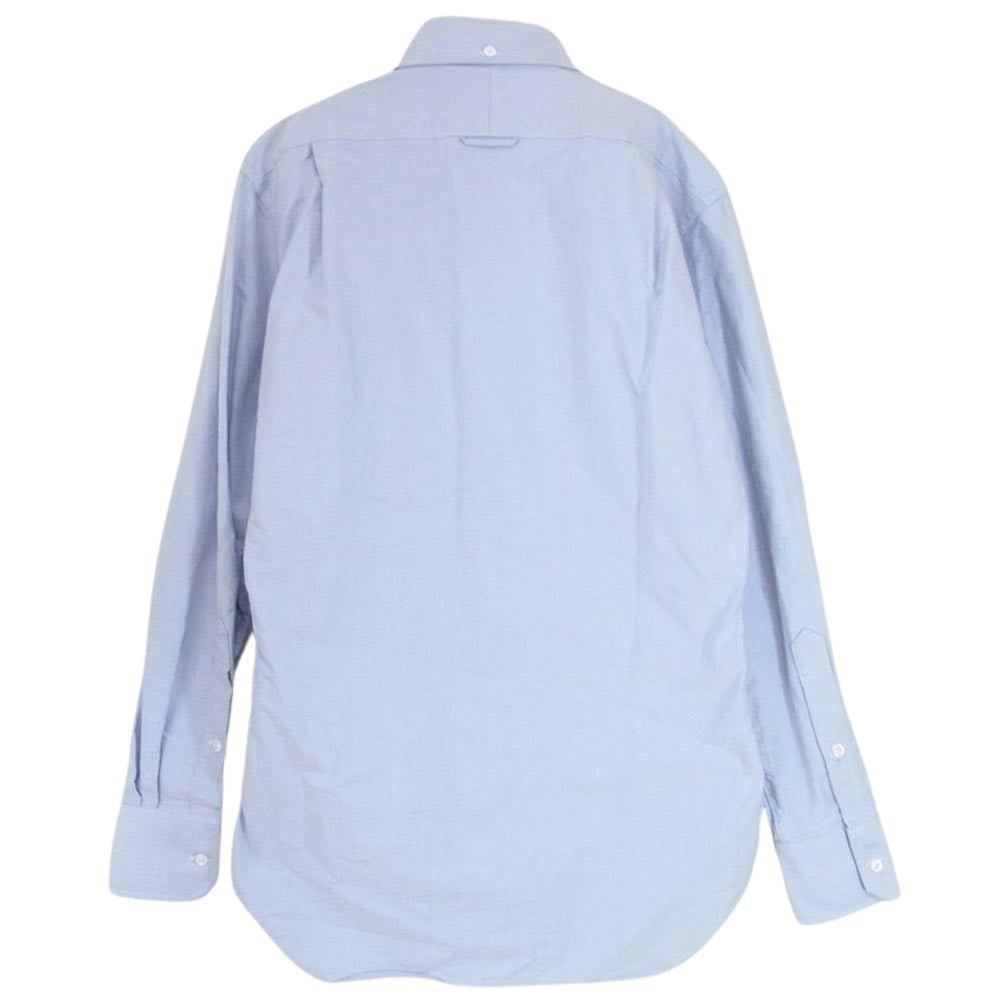 THOM BROWNE トムブラウン 国内正規品 BD オックスフォード ボタンダウン 長袖 シャツ ブルー系 1【中古】