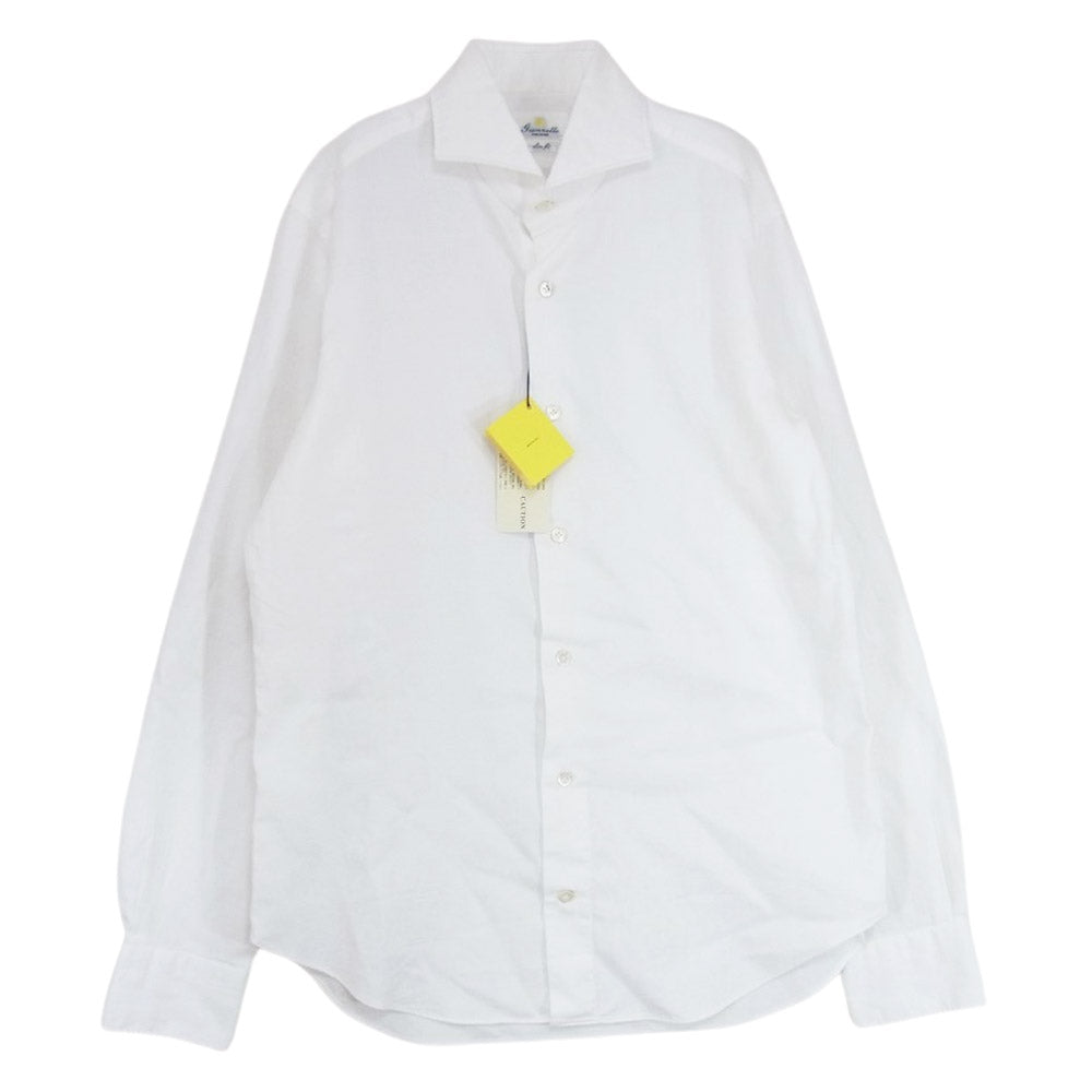 ジャンネット 6G15300L84 ワイドカラー 長袖 シャツ ホワイト系 40【美品】【中古】