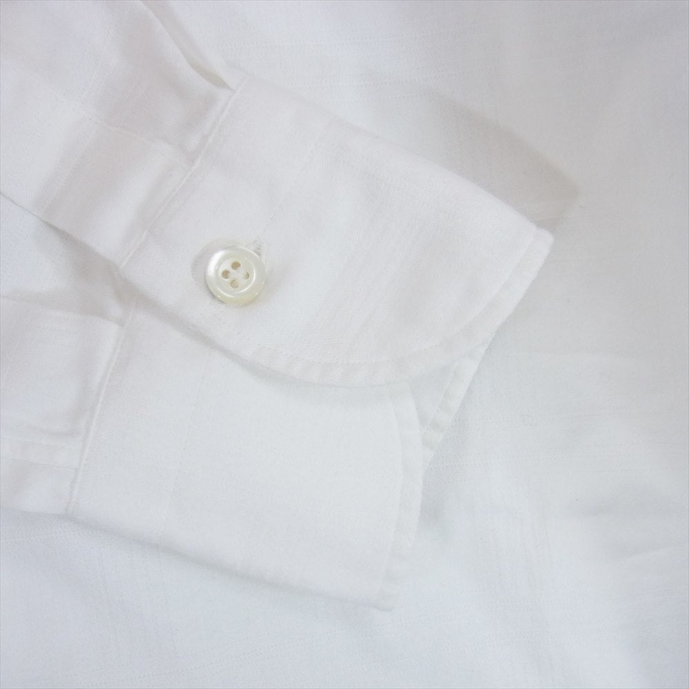 ジャンネット 6G15300L84 ワイドカラー 長袖 シャツ ホワイト系 40【美品】【中古】