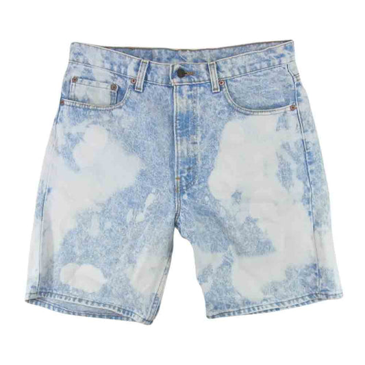 Levi's リーバイス USA製 505 ブリーチ ショート ハーフ デニム パンツ インディゴブルー系 34【中古】