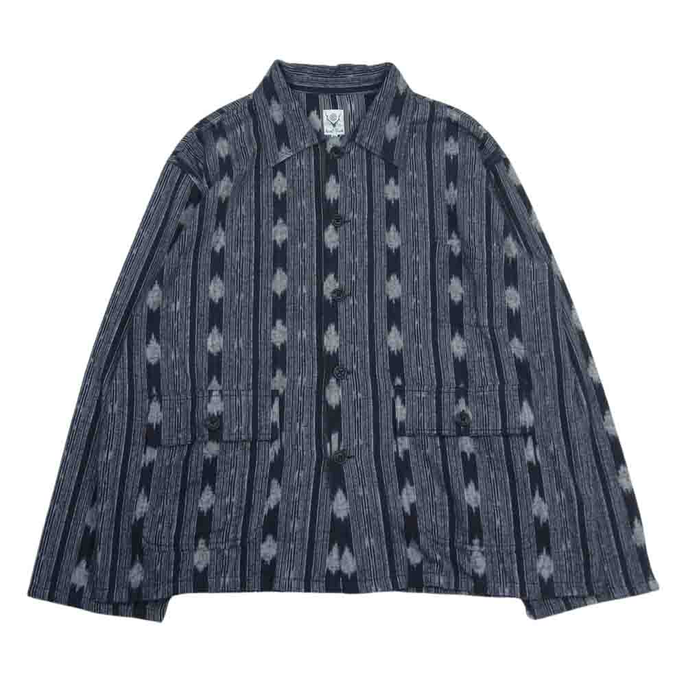 South2 West8 FK884 Hunting Shirt ハンティング シャツ 長袖 ダークグレー系 M【中古】