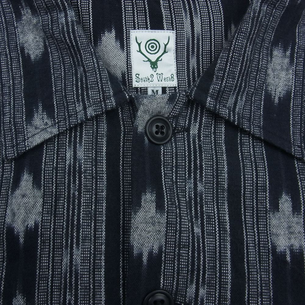 South2 West8 FK884 Hunting Shirt ハンティング シャツ 長袖 ダークグレー系 M【中古】