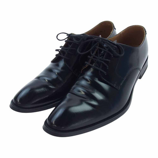 REGAL リーガル 810R 外羽根 プレーントゥ レザー ビジネスシューズ ブラック系 26cm【中古】