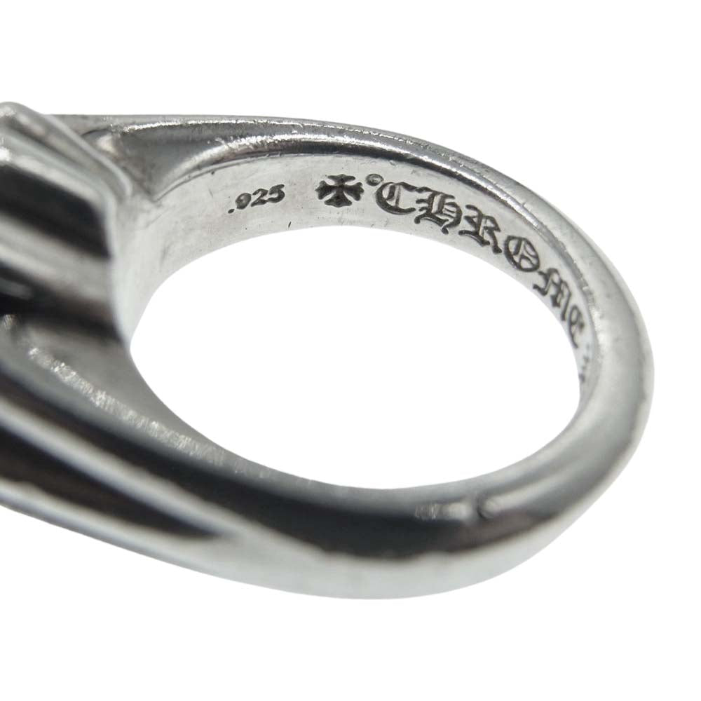 CHROME HEARTS クロムハーツ（原本無） カットアウト CHプラス スモール リング シルバー系 6.5号【中古】