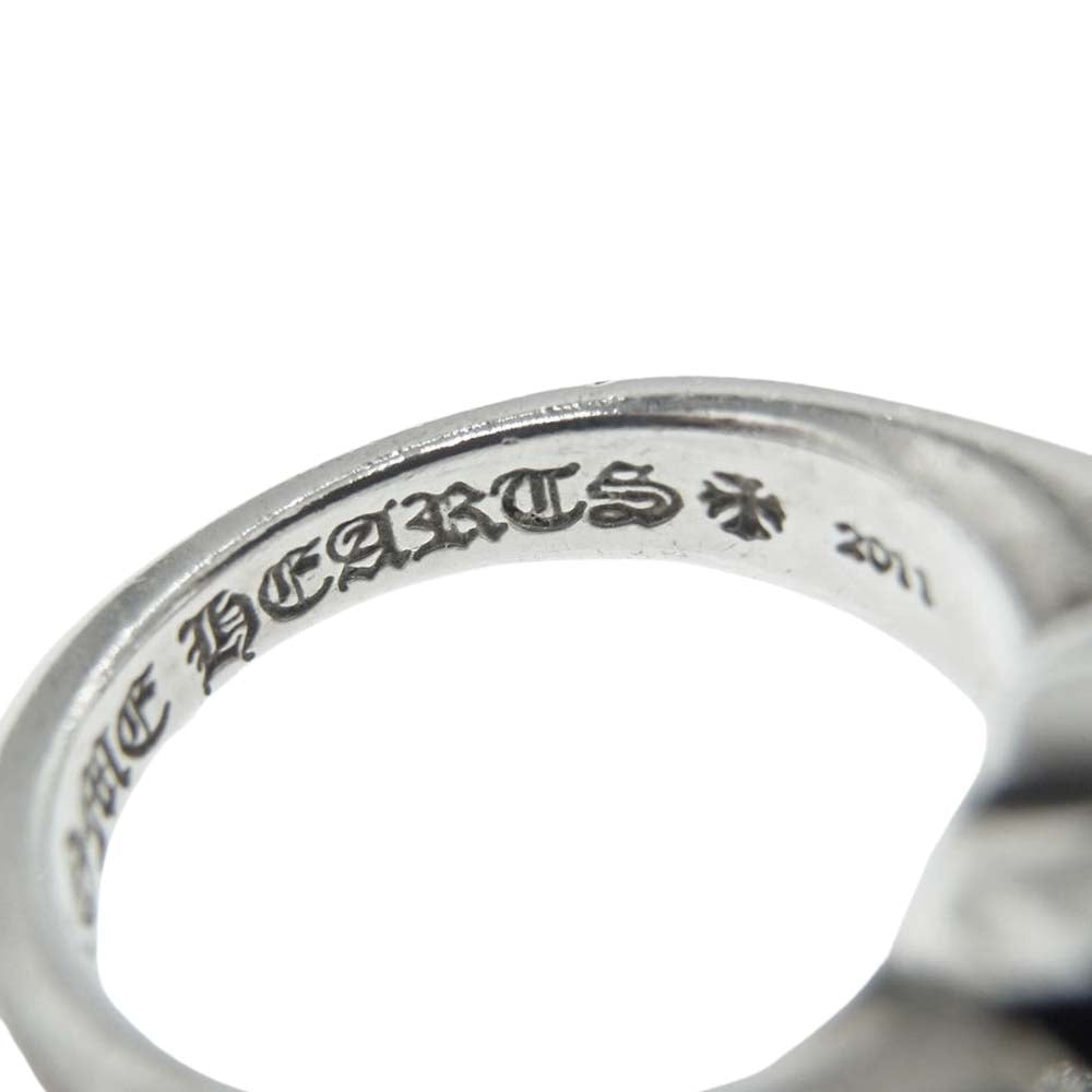 CHROME HEARTS クロムハーツ（原本無） カットアウト CHプラス スモール リング シルバー系 6.5号【中古】