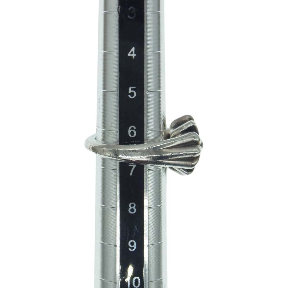 CHROME HEARTS クロムハーツ（原本無） カットアウト CHプラス スモール リング シルバー系 6.5号【中古】