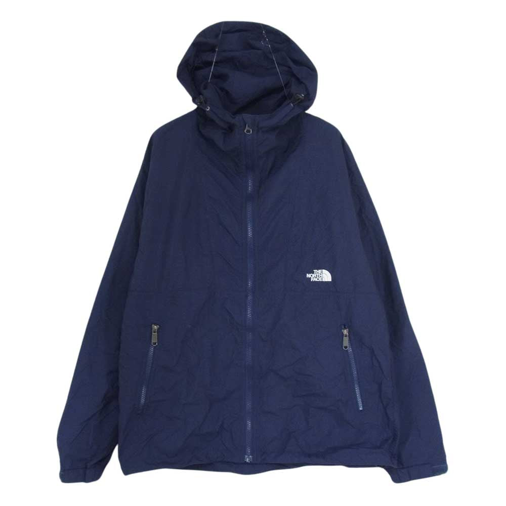 THE NORTH FACE ノースフェイス NP71830 COMPACT JACKET コンパクト ジャケット ナイロン ネイビー系 M【中古】
