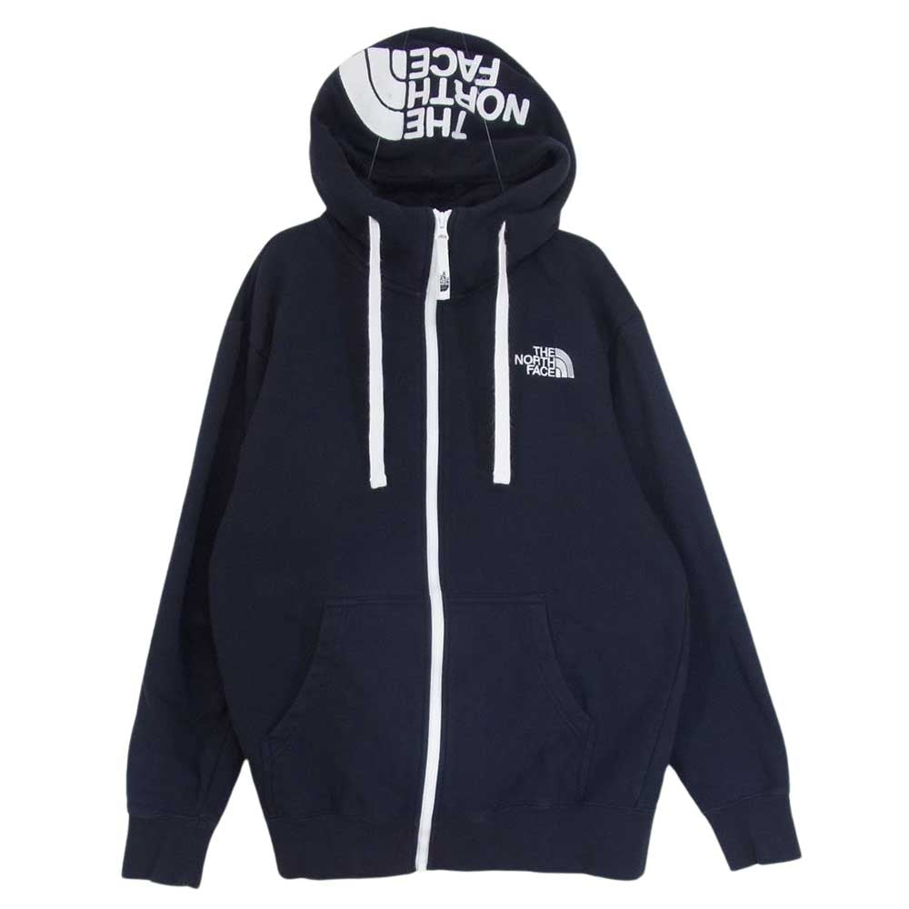 THE NORTH FACE ノースフェイス NT62130　 SWEAT FULLZIP HOODIE スウェット フルジップ フーディー パーカー ネイビー系 M【中古】