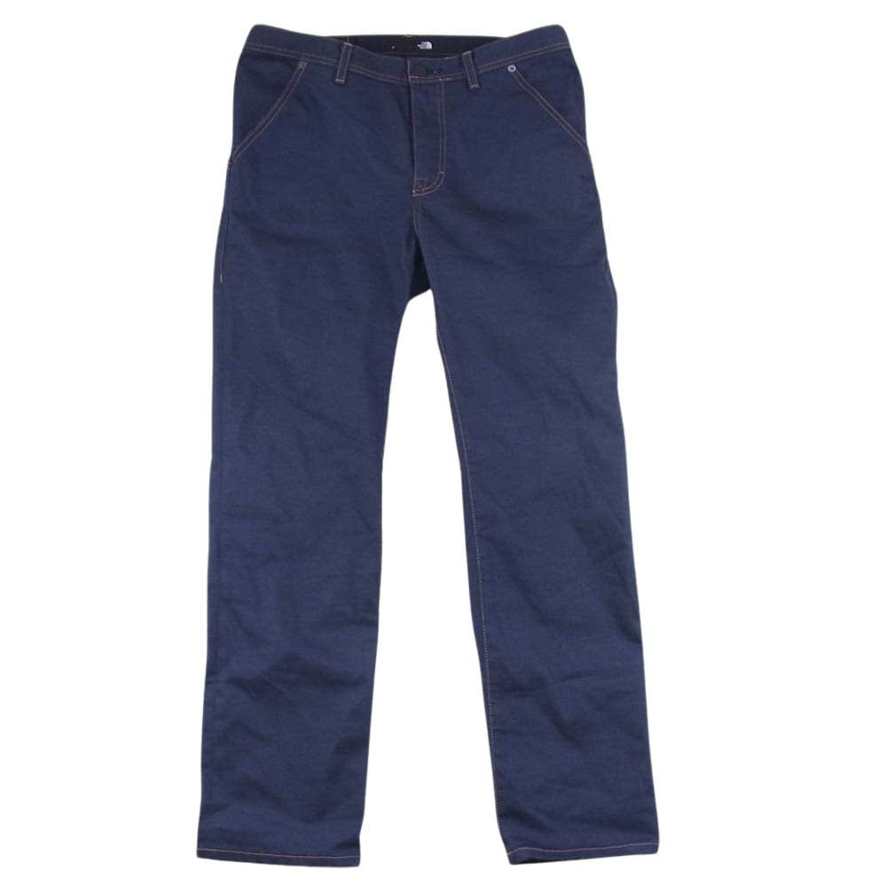 THE NORTH FACE ノースフェイス NB32204 DENIM CLIMBING STRAIGHT PANTS デニム クライミング ストレート パンツ インディゴブルー系 M【中古】