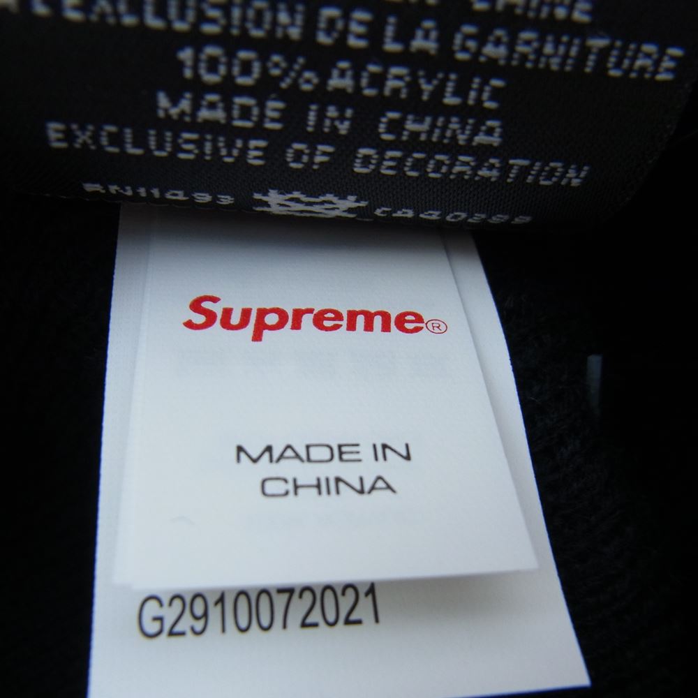 Supreme シュプリーム 21AW New York Yankees New Era Box Logo Benie ニューエラ ヤンキース ランダム ロゴ ビーニー ニットキャップ ブラック系【新古品】【未使用】【中古】
