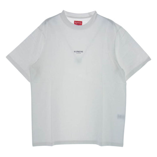 Supreme シュプリーム 18AW First & Best Tee ロゴ 半袖 Tシャツ ホワイト系 M【新古品】【未使用】【中古】