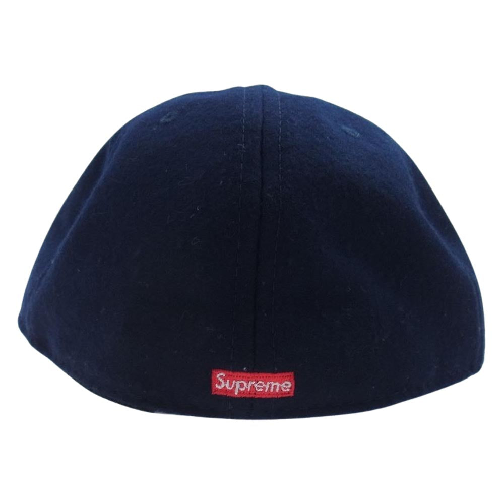 Supreme シュプリーム 23SS Ebbets S Logo Fitted 6-Panel エベッツ ウール ベースボール キャップ ネイビー系【新古品】【未使用】【中古】