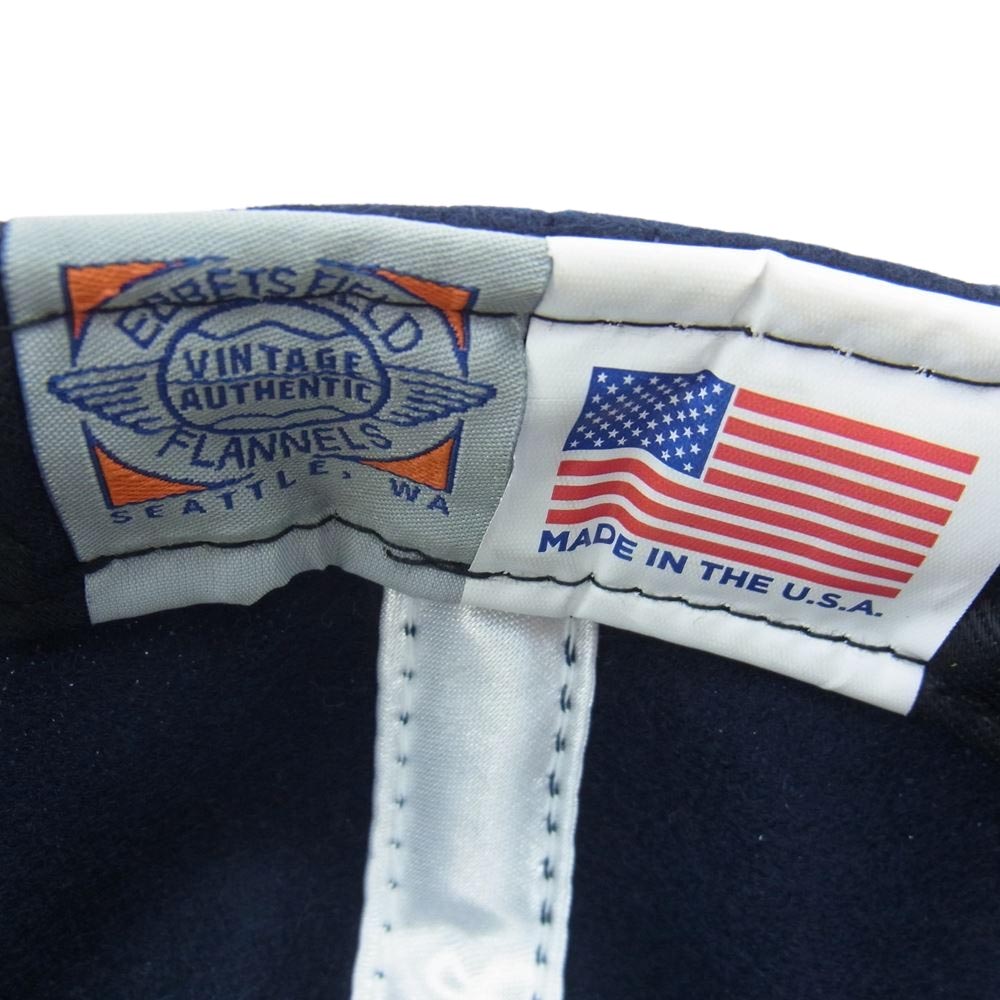 Supreme シュプリーム 23SS Ebbets S Logo Fitted 6-Panel エベッツ ウール ベースボール キャップ ネイビー系【新古品】【未使用】【中古】