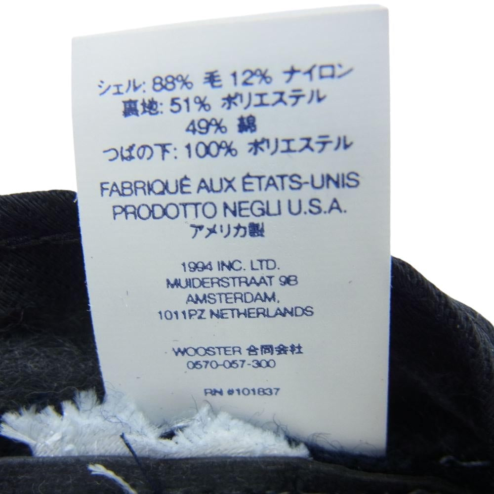 Supreme シュプリーム 23SS Ebbets S Logo Fitted 6-Panel エベッツ ウール ベースボール キャップ ネイビー系【新古品】【未使用】【中古】