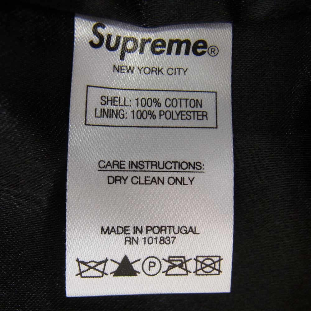Supreme シュプリーム 20AW Velvet Work Jacket ベルベット ベロア ワーク ジャケット ブラウン系 L【極上美品】【中古】