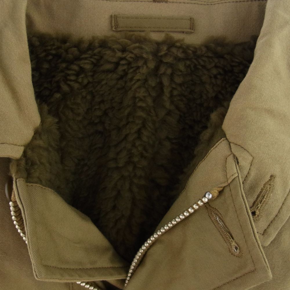 Nigel Cabourn ナイジェルケーボン 8045-00-00000-2-4 M-47 MODIFIED COAT 2WAY リバーシブル ミリタリー コート 48 カーキベージュ系 48【新古品】【未使用】【中古】
