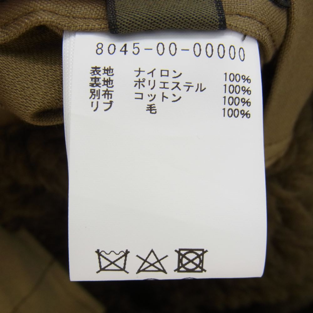 Nigel Cabourn ナイジェルケーボン 8045-00-00000-2-4 M-47 MODIFIED COAT 2WAY リバーシブル ミリタリー コート 48 カーキベージュ系 48【新古品】【未使用】【中古】