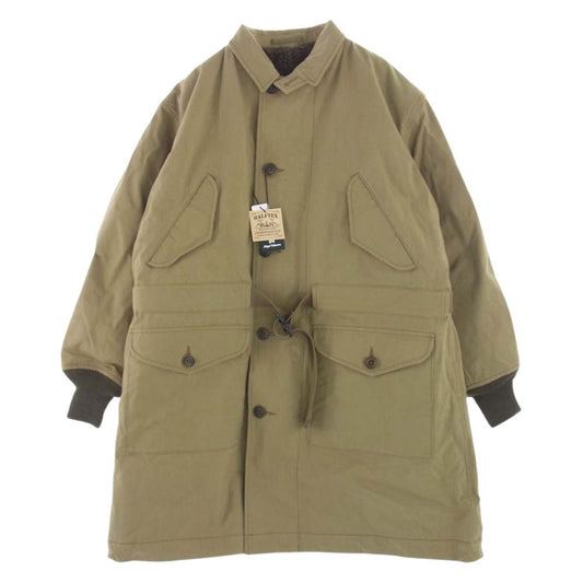 Nigel Cabourn ナイジェルケーボン 8045-00-00000-2-4 M-47 MODIFIED COAT 2WAY リバーシブル ミリタリー コート 50 カーキベージュ系 50【新古品】【未使用】【中古】