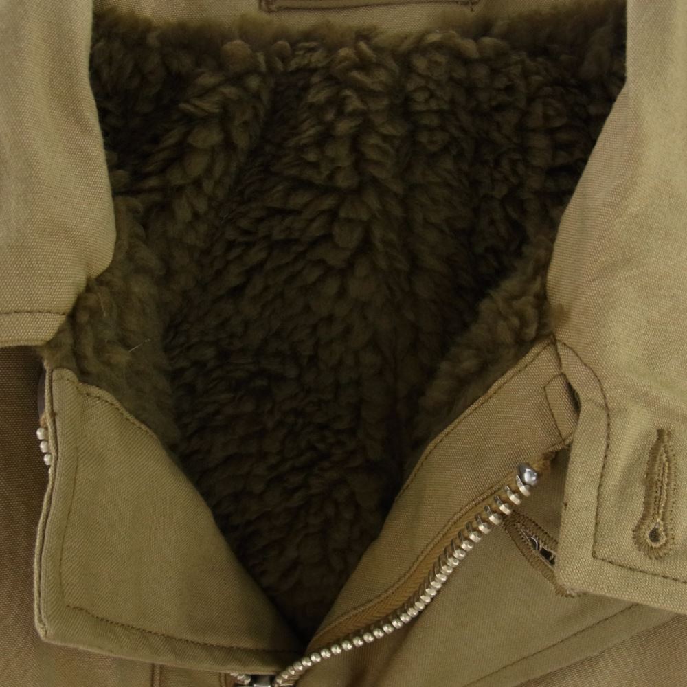 Nigel Cabourn ナイジェルケーボン 8045-00-00000-2-4 M-47 MODIFIED COAT 2WAY リバーシブル ミリタリー コート 50 カーキベージュ系 50【新古品】【未使用】【中古】