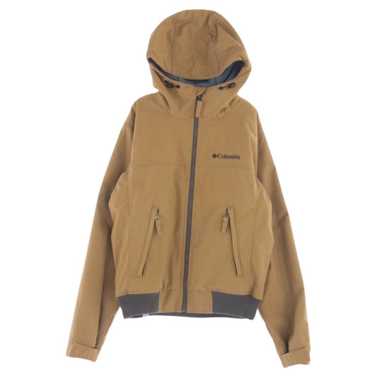 Columbia コロンビア ロマビスタ フーディー フリース ジャケット ライトブラウン系 XS【中古】