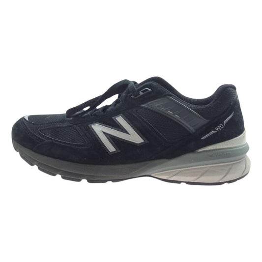 NEW BALANCE ニューバランス M990BK5 スエード ローカットスニーカー ブラック系 27.5cm【中古】