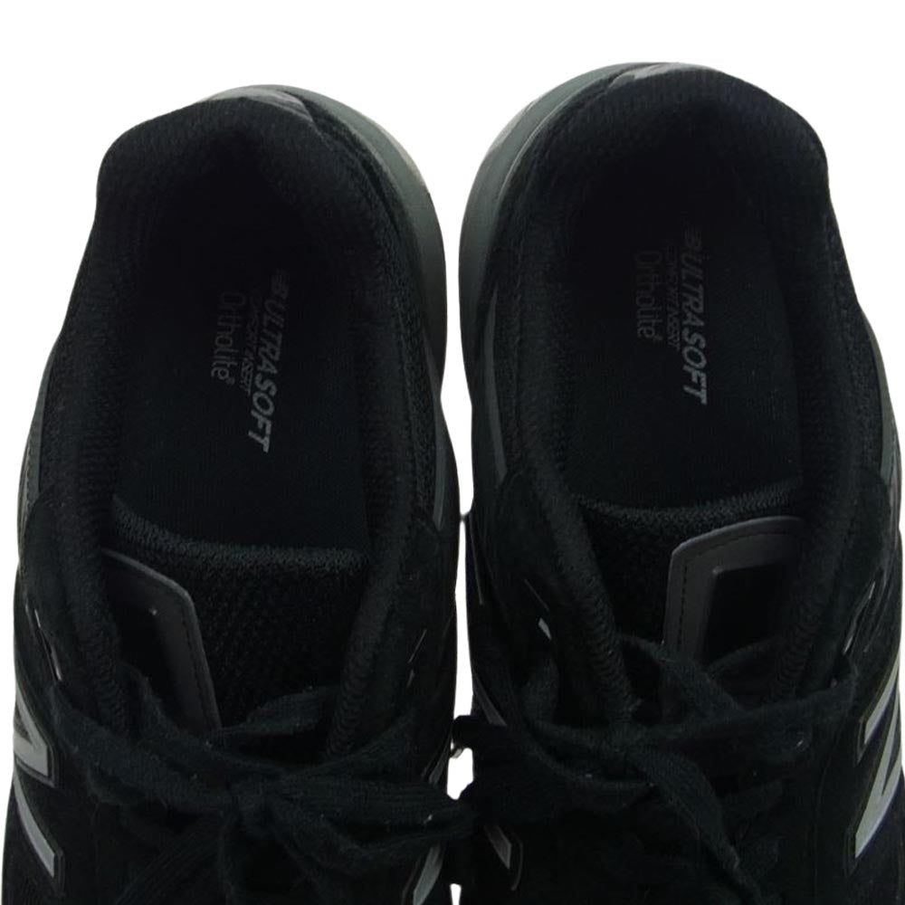 NEW BALANCE ニューバランス M990BK5 スエード ローカットスニーカー ブラック系 27.5cm【中古】
