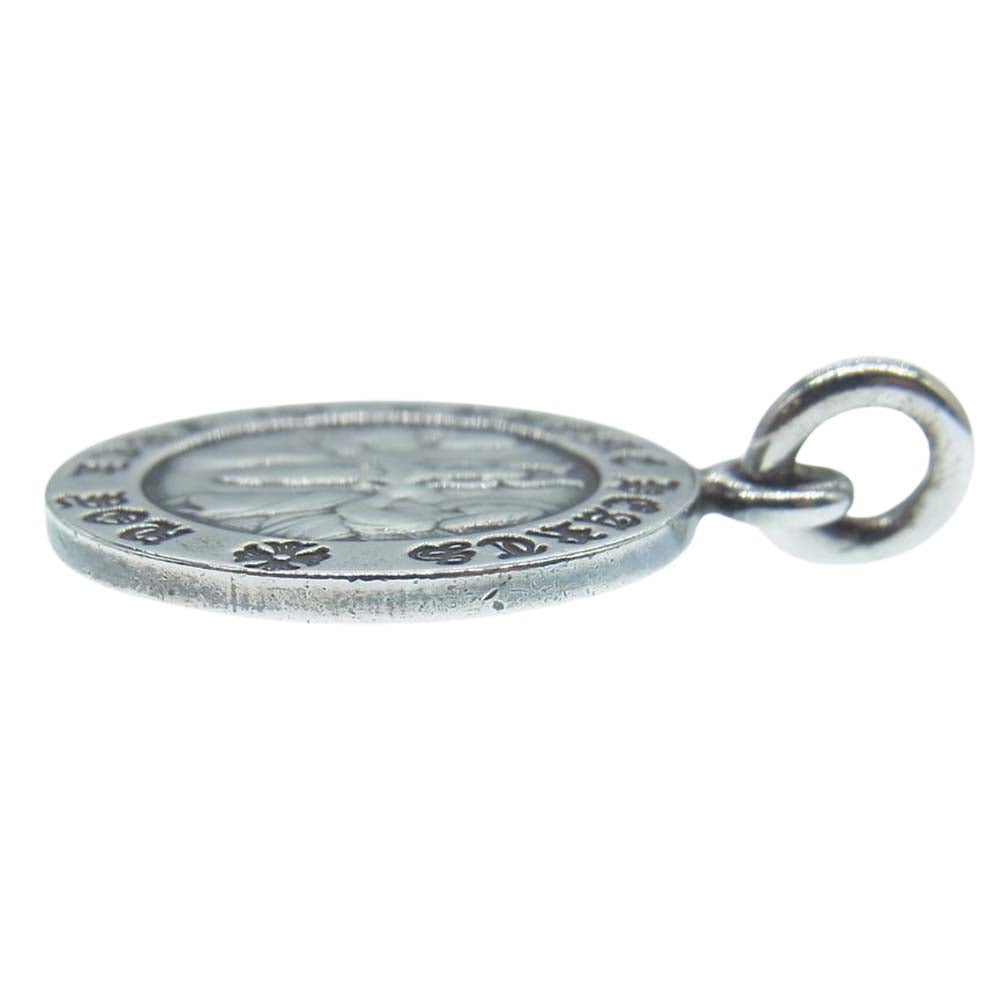 CHROME HEARTS クロムハーツ（原本無） ANGL MDL V1 FK YOU エンジェル メダル チャーム ペンダントトップ シルバー系【中古】