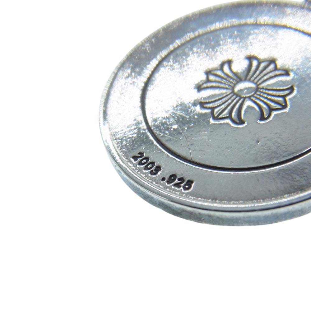 CHROME HEARTS クロムハーツ（原本無） ANGL MDL V1 FK YOU エンジェル メダル チャーム ペンダントトップ シルバー系【中古】