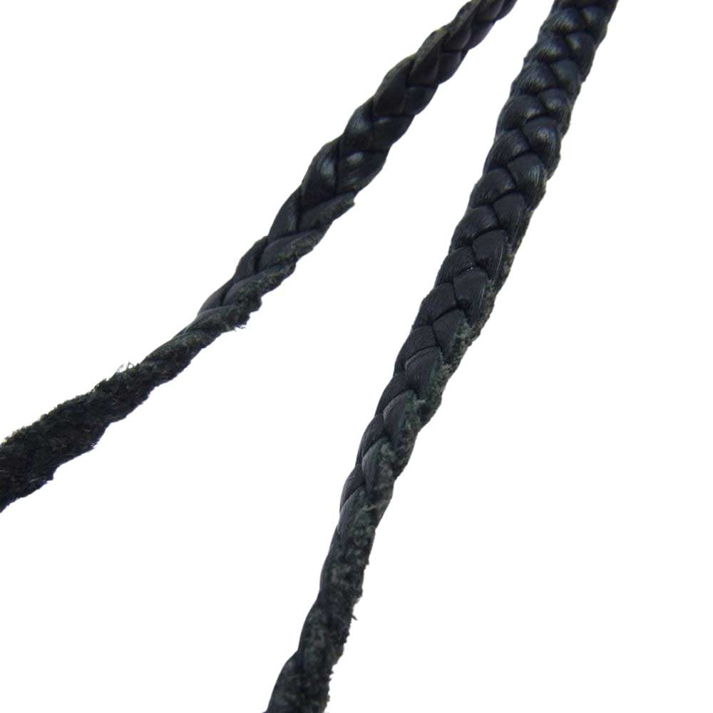 CHROME HEARTS クロムハーツ（原本無） FILIG CROSS-XSM LB フィリグリー クロス XS wレザーブレイド シルバー ペンダント ネックレス シルバー系【中古】