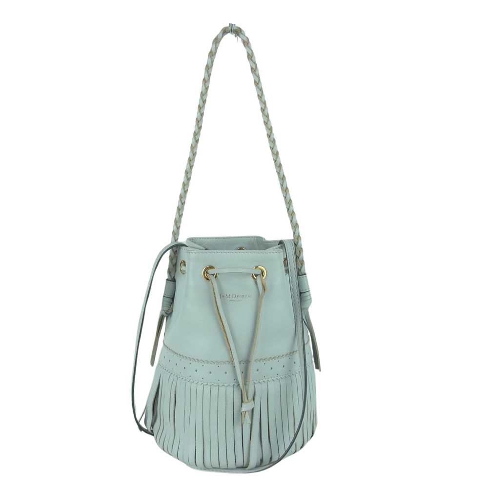 J&M Davidson ジェイアンドエムデヴィッドソン 1365 カーニバル M ショルダー バッグ POWDER GREY ライトグレー系【極上美品】【中古】
