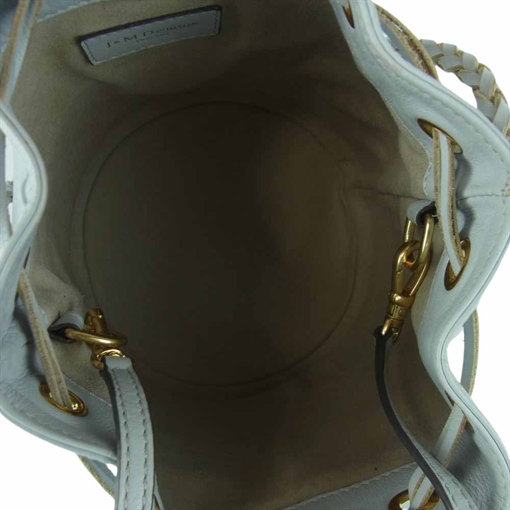J&M Davidson ジェイアンドエムデヴィッドソン 1365 カーニバル M ショルダー バッグ POWDER GREY ライトグレー系【極上美品】【中古】