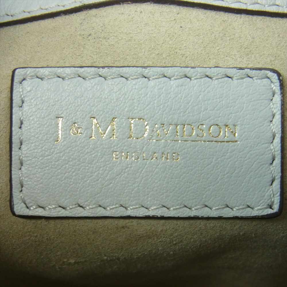 J&M Davidson ジェイアンドエムデヴィッドソン 1365 カーニバル M ショルダー バッグ POWDER GREY ライトグレー系【極上美品】【中古】