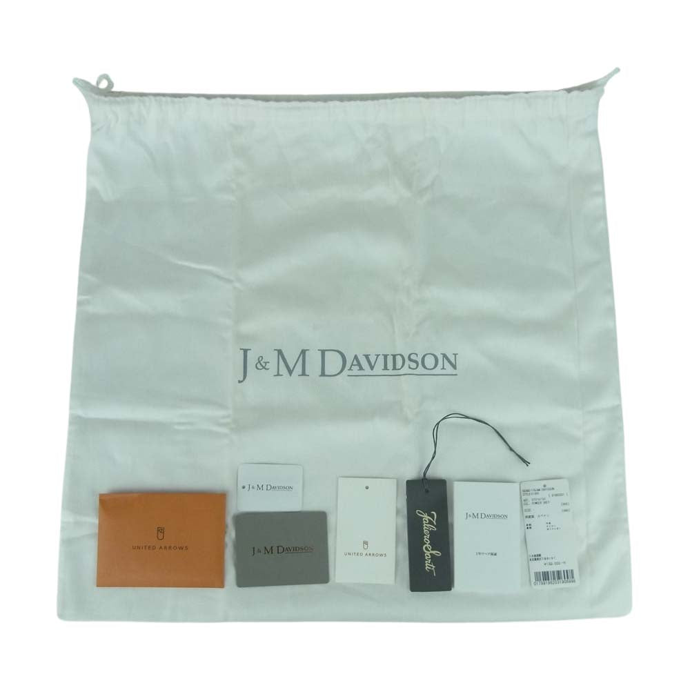 J&M Davidson ジェイアンドエムデヴィッドソン 1365 カーニバル M ショルダー バッグ POWDER GREY ライトグレー系【極上美品】【中古】