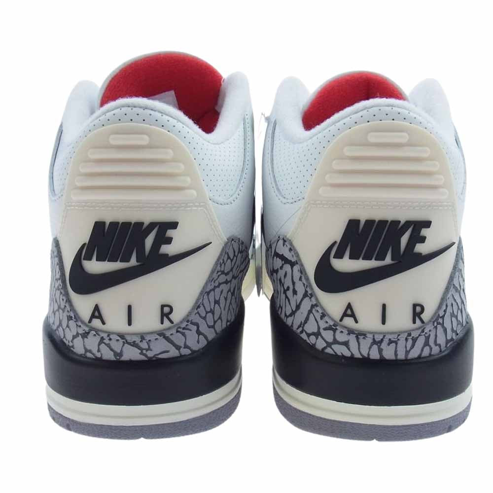 NIKE AIR JORDAN ナイキ ジョーダン DN3707-100  3 RETRO WHITE CEMENT REIMAGINED レトロ ホワイトセメント リイマジンド スニーカー ホワイト系 28cm【新古品】【未使用】【中古】